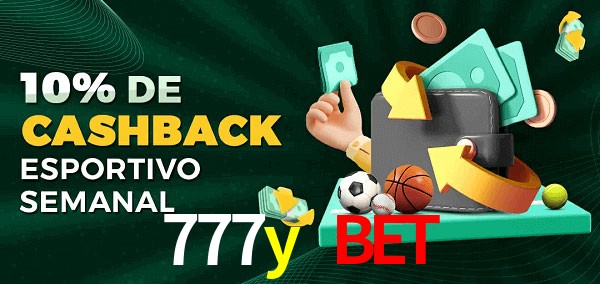10% de bônus de cashback na 777y bet